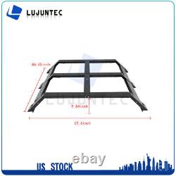 Heavy Duty Steel High Bed Rack Black Luggage Carrier For 2005-2021 Toyota Tacoma