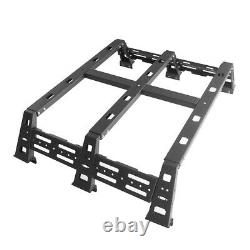 Heavy Duty Steel High Bed Rack with Backup Tire Mount fit 2007-2013 Toyota Tundra