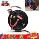 Heavy Duty Steel Hose Reel With 3/8in X 50ft Rubber Air Hose Wall Ceiling Mount