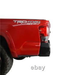 Heavy Duty Steel One-Piece Rear Bumper with LED Light for Toyota Tacoma 2016-2022