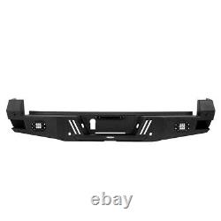 Heavy Duty Steel One-Piece Rear Bumper with LED Light for Toyota Tacoma 2016-2022