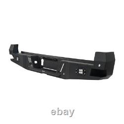 Heavy Duty Steel One-Piece Rear Bumper with LED Light for Toyota Tacoma 2016-2023