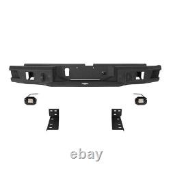 Heavy-Duty Steel Rear Bumper with2x 18W LED Lights For 19 20 21 22 23 Ford Ranger