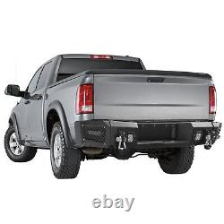 Heavy Duty Steel Rear Bumper withBlack & LED Light fits 2013-2018 Dodge RAM 1500