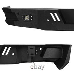 Heavy Duty Steel Rear Step Bumper withLed Light for Chevy Silverado 1500 2007-2018