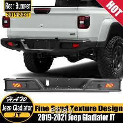 Heavy Duty Steel Stubby Front Rear Bumper for 2019 2020 2021 Jeep Gladiator JT