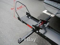 Heavy Duty Tow Hitch Mounted Steel Motorcycle Carrier Rack 600lbs