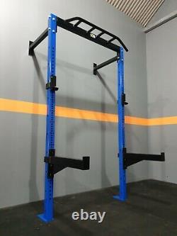 Heavy Duty Wall Mounted Squat Rack Commercial Squat Rack J Hooks Safety Arms
