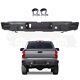 Heavy Rear Step Bumper Built-in Led Lights D-rings For 2014-2019 Toyota Tundra