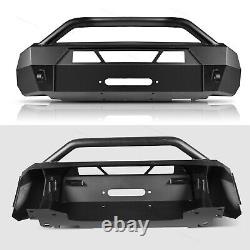 HiLine Series Steel Heavy Duty Front Bumper Guard Fits 2016-2021 Toyota Tacoma