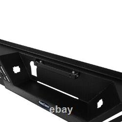 Hooke Road Replaced Steel Rear Step Bumper Back Bar Fit 2016-2022 Toyota Tacoma
