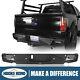Hooke Road Textured Steel Reaper Rear Bumper With Led For 2006-2014 Ford F-150