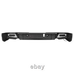 Hooke Road Textured Steel Reaper Rear Bumper with Led for 2006-2014 Ford F-150