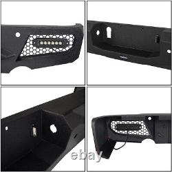 Hooke Road Textured Steel Reaper Rear Bumper with Led for 2006-2014 Ford F-150