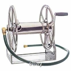 Hose Reel Stainless Steel Heavy Duty Solid Wall Mounted Non-Skid Floor Mount