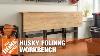 Husky Folding Workbench Garage Storage Ideas