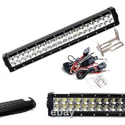 Lower Grille Mount 20-Inch LED Light Bar Kit For 2011-2020 Jeep Grand Cherokee