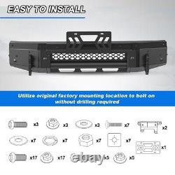 Modular Design Front Bumper For 2021 2022 2023 2024 Ford Bronco Heavy Duty Steel