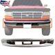 New Front Bumper Face Bar Chrome For 1992-1997 Ford F150 F250 F350 Fo1002254