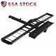 New Sh 1502 Heavy Duty Hitch Mounted Steel Motorcycle Carrier Max Load 500lbs