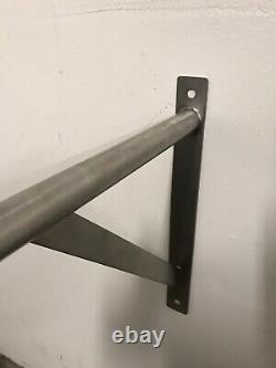 New STAINLESS STEEL Wall Mounted Parallel Dip Bars. Heavy Duty! Rust Resistant
