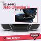 Off-road Rear Bumper For 2018-2022 Jeep Wrangler Jl Jlu Heavy Duty Steel