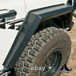Off-road Rear Fender Flares 2PC for 2018-2021 Jeep Wrangler JL Heavy Duty Steel