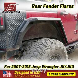 Offroad Rear Fender Flares 2PC for 2007-2018 Jeep Wrangler JK JKU Duty Steel Set