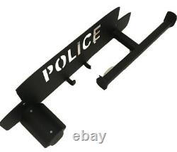 Police Wall Mount Gear Rack, Duty belt holder, Powdercoated Steel/ Police gift