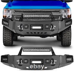 Powder Coated Front Bumper Assembly WithWinch Plate For Chevy Silverado 1500 07-13