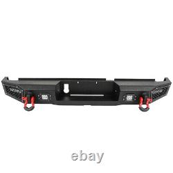 Powder Coated Rear Bumper For 2020-2022 Jeep Gladiator JT with LED light Guard