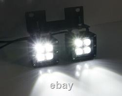Raptor Style 80W Dual CREE LED Pods withFoglamp Bracket/Wiring For 04-06 Ford F150
