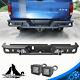 Rear Bumper For 2009-2018 Dodge Ram 1500 With2led Lights+license Lamps+2d-rings