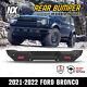 Rear Bumper Withled Light For 2021 2022 Ford Bronco Powder Coated Heavy Duty Steel
