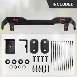 Rear Bumper withLED Light For 2021 2022 Ford Bronco Powder Coated Heavy Duty Steel