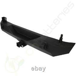 Rear Bumper with Tire Carrier & D-ring for Jeep Wrangler 07-18 JK guard winch