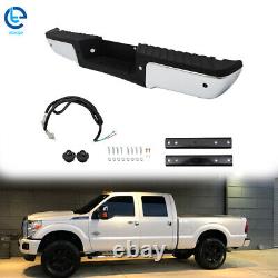 Rear Step Bumper With Sensor Hole For 2008-2016 Ford F-250 F350 Super Duty New