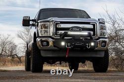 Rough Country EXO Winch Mount withLEDs for 2011-2016 Super Duty 2WD/4WD 51006