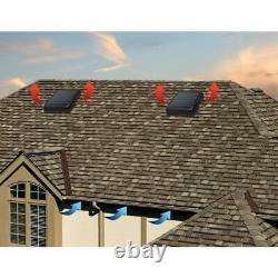 Solar Panel Exhaust Fan Roof Mount Durable Heavy Duty Weather Resistant Sturdy
