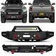 Steel Black Texture Front Rear Bumper Withwinch Plate For 2019-2022 Dodge Ram 1500
