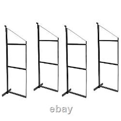 Steel Cargo Shipping Container Shelving Shelf Brackets Universal Fitment 4 Packs