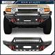 Steel Complete Front Bumper Withwinch Seat & Light For 2007-2014 Toyota Fj Cruiser