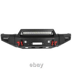 Steel Front Bumper For 2008-2010 Ford F250 F350 Super Duty Bumper with LED light