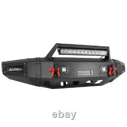 Steel Front Bumper For 2008-2010 Ford F250 F350 Super Duty Bumper with LED light