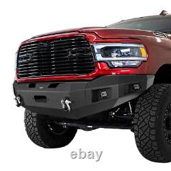 Steel Front Bumper Winch Plate for Dodge Ram 2500 3500 2019 2020 2021 2022 2023