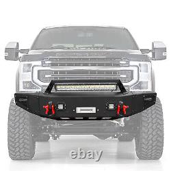 Steel Front Bumper WithWinch Plate For 2017-2022 Ford F250/F350/F450 Super Duty
