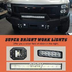 Steel Front Bumper withWinch seat+LED lights for Chevy Silverado 1500 2007-2013