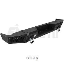 Steel Front Rear Bumper For 2010-2018 Dodge Ram 2500 3500 with Led Lights D-rings