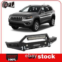 Steel Front and Rear Bumper with LED Lights & D-rings Fits 1984-2001 JEEP Cherokee