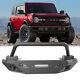 Steel Heavy Duty Front Bumper+bull Bar Upper Bend For 2021-2023 Ford Bronco Part